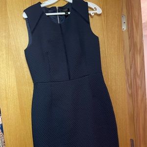 Navy blue fitted Jcrew dress